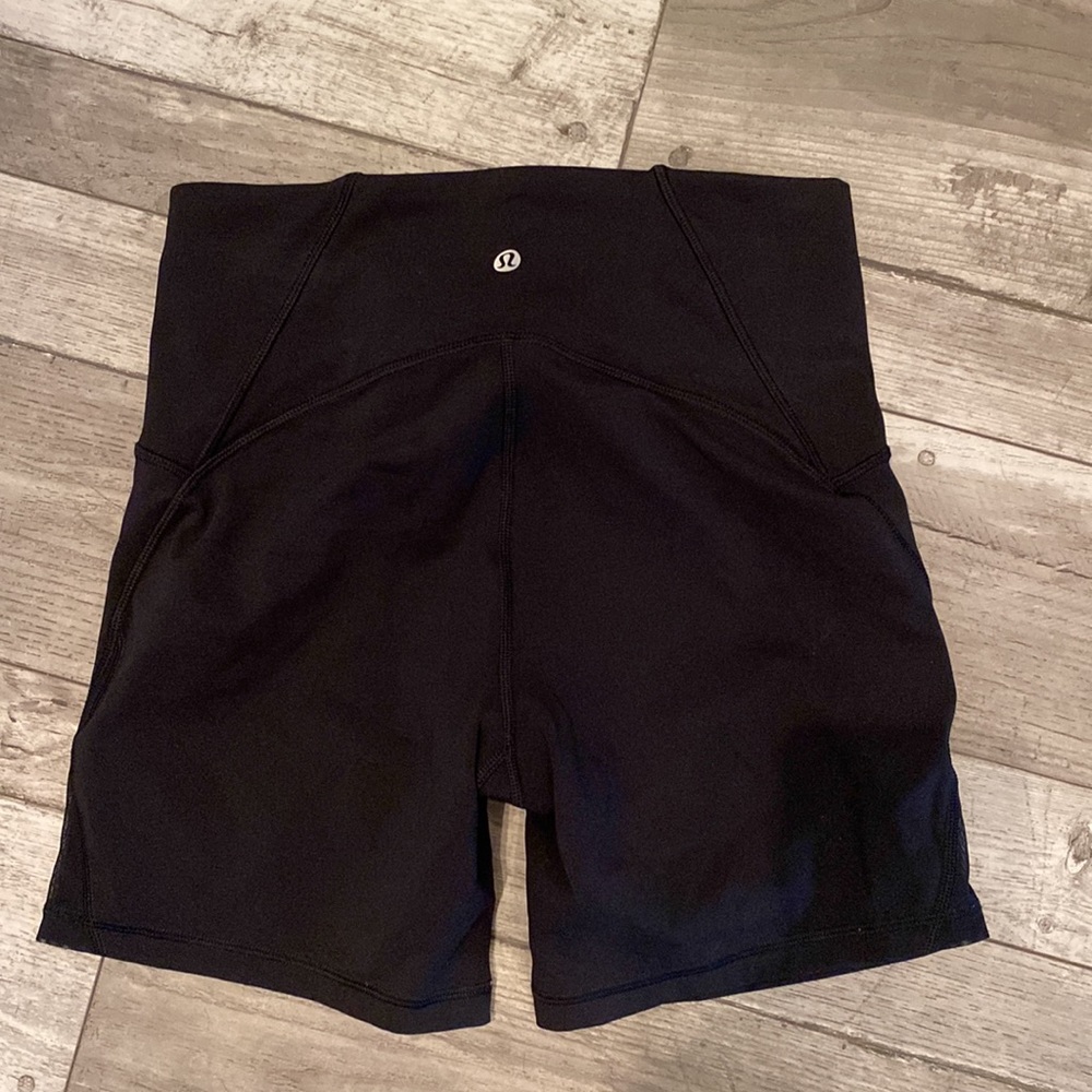 Black lululemon shorts like new